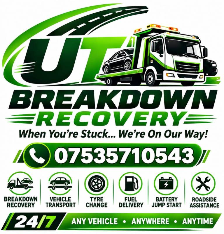Vehicle breakdown recovery car Transportation towing service 