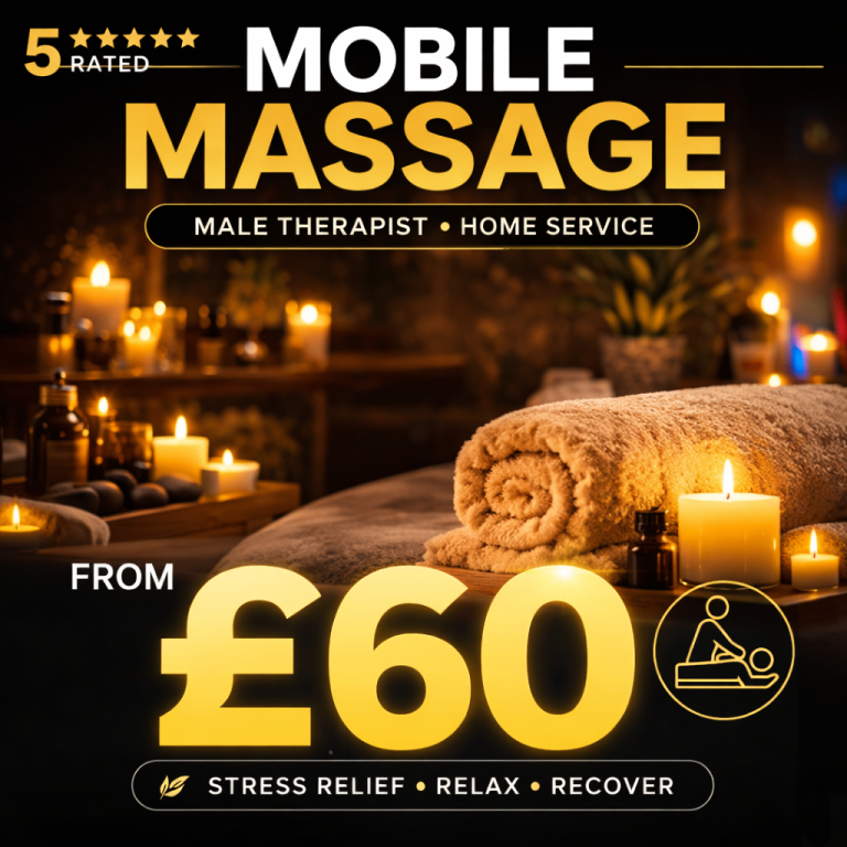 Relaxation Male Massage Therapist - Stress Relief & Total Body Unwind