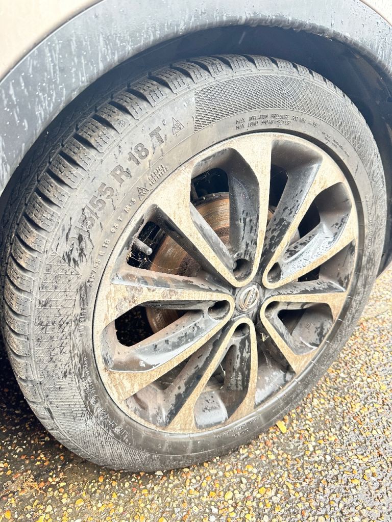18" Alloy Wheels for Nissan Qashqai (2012)