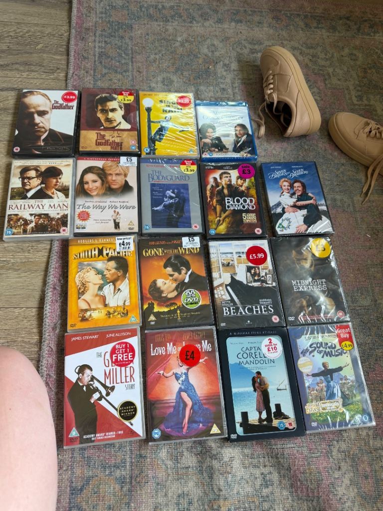 BRAND NEW ALL SEALED 18 DVDs Job Lot – Various Films, Good Condition