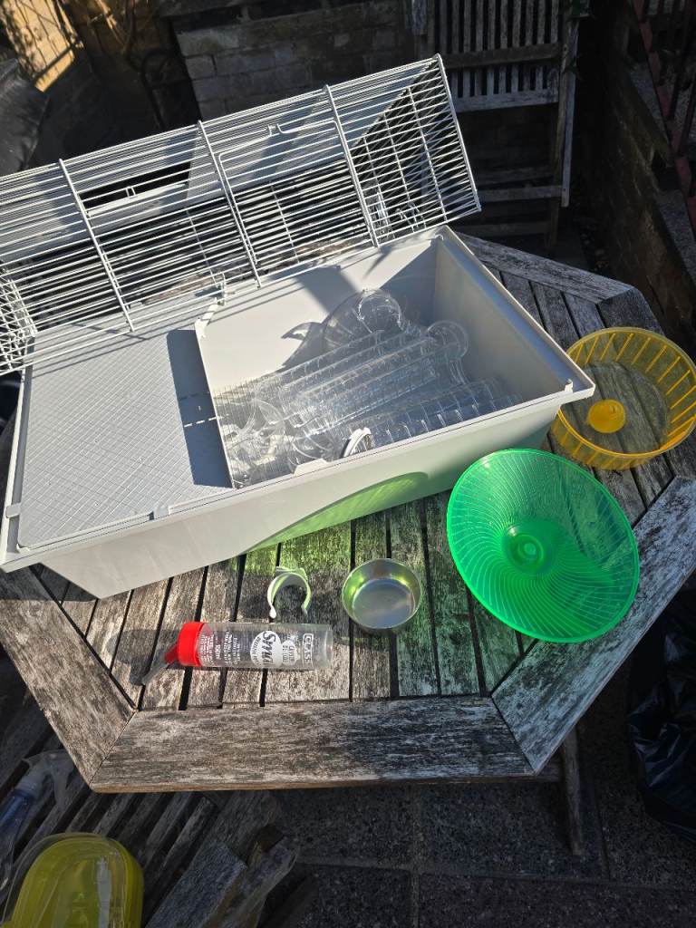 Hamster, mouse, gerbil cage + accessories 