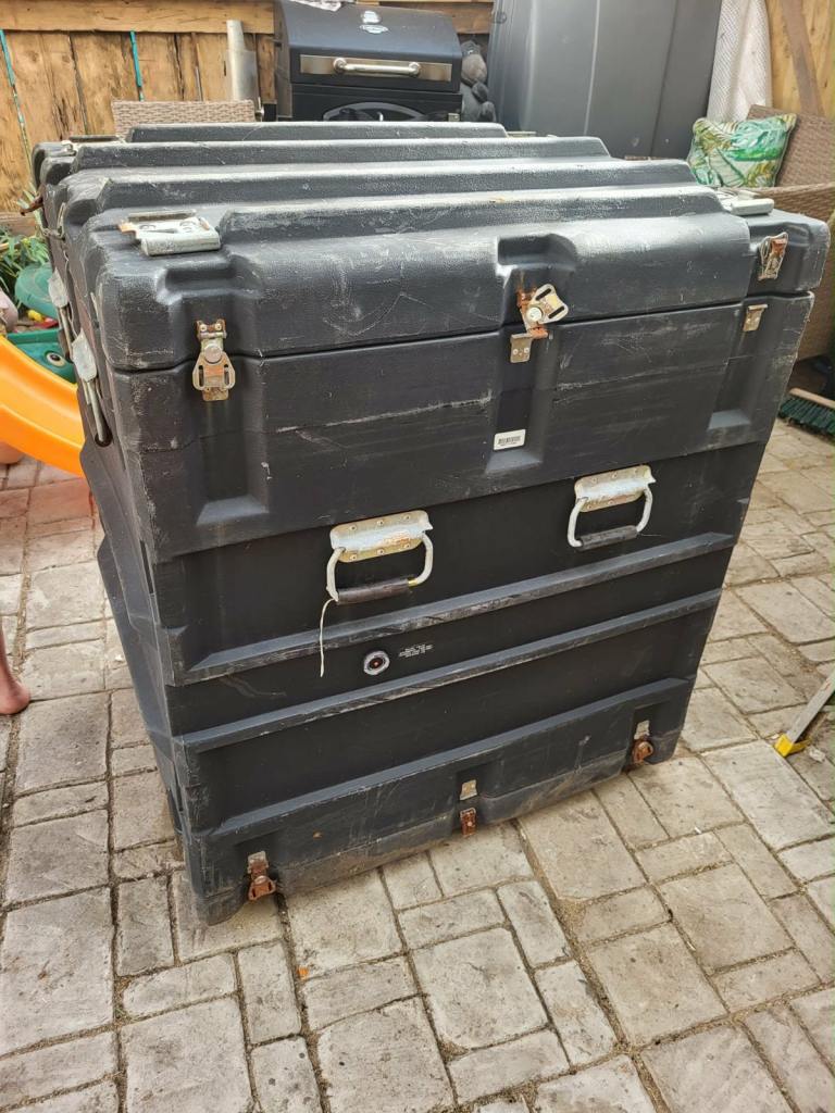 XL Black storage container used