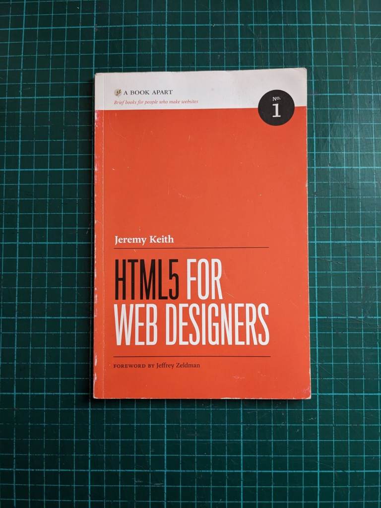 HTML5 For Web Designers Book by Jeremy Keith - Good Condition
