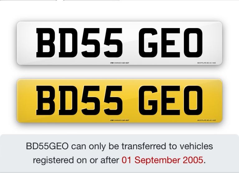 BD55 GEO REGISTRATION PLATE
