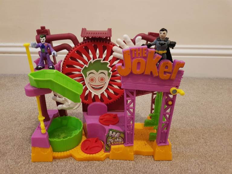 Imaginext Batman Joker House & 2 figures 