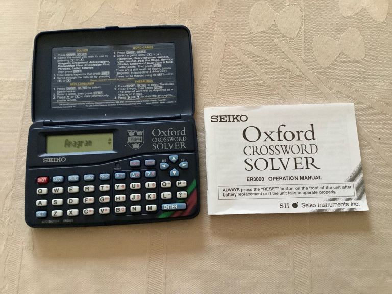 Seiko ER3000 Oxford Crossword Solver