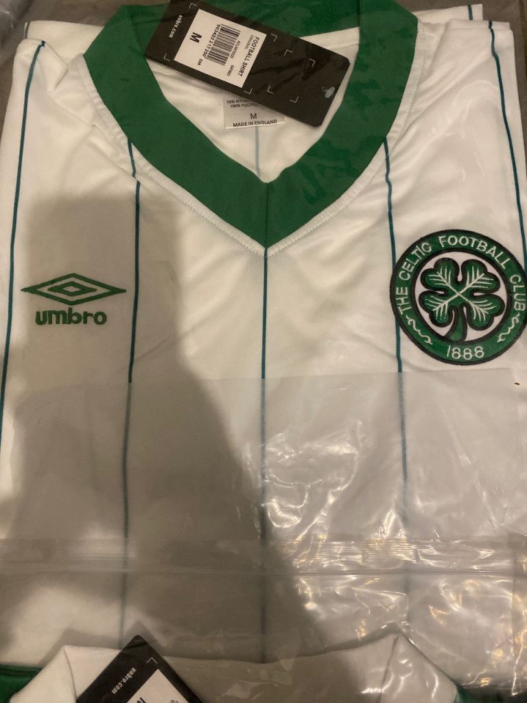 4 brand new Celtic football t shirts size Medium Men’s 