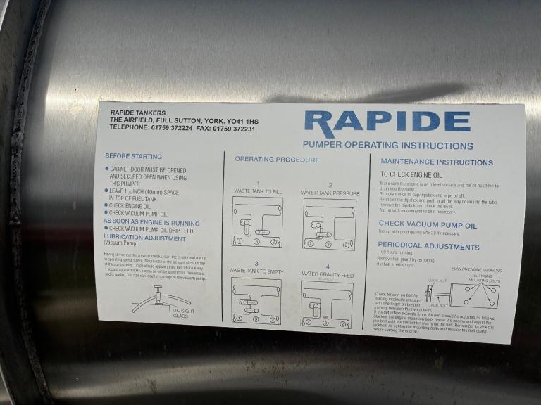 MITSUBISHI CANTER 3C13 MANUAL 3.5T TOILET EMPTIER /TANKER £23950+ VAT