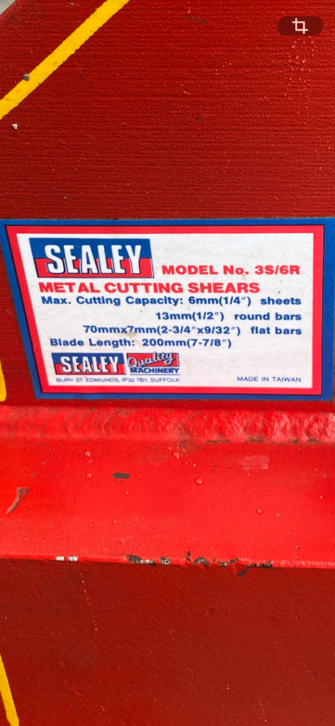 Sealey 3S/6R Metal Cutting Shears