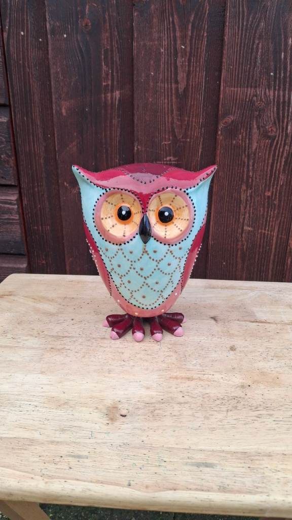 Ceramic Wobble Owl Figurine