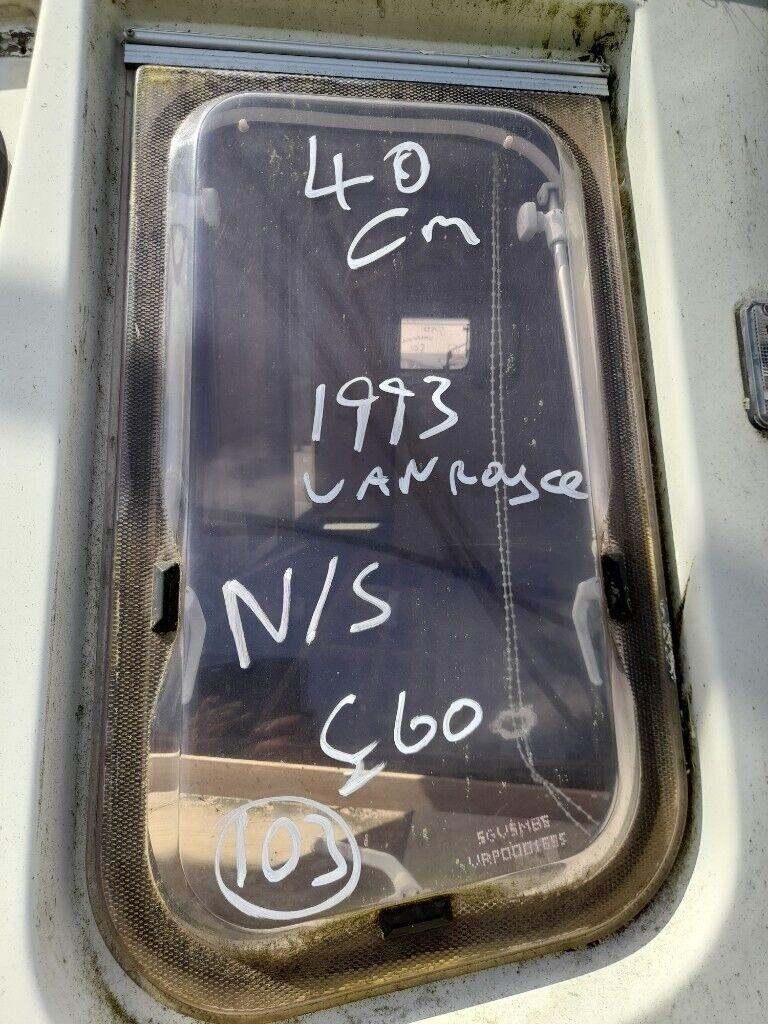 Vanroyce caravan front nearside window 