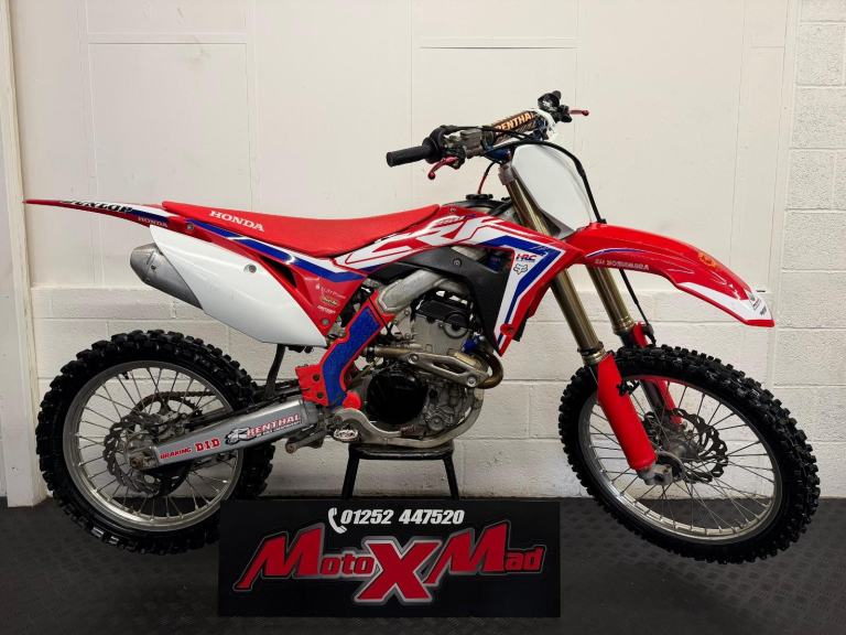 2018 Honda CRF 250 electric start twin pipe motocross bike with warranty