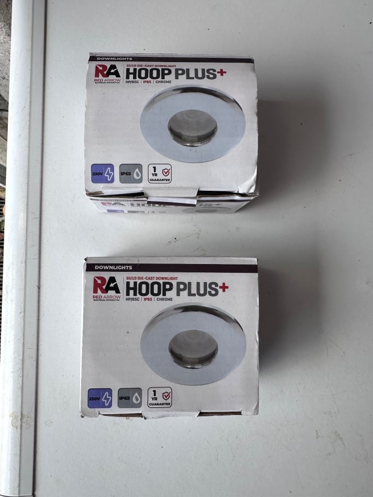 New GU10 Downlights - Chrome