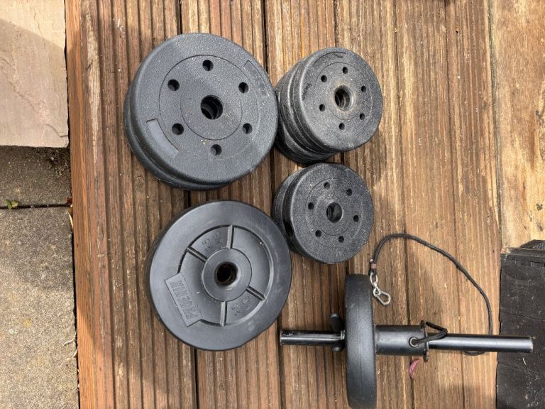 Plastic weight plates