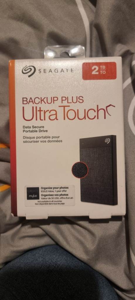 NEW 2 x Seagate Backup Plus 2TB External Hard Drive