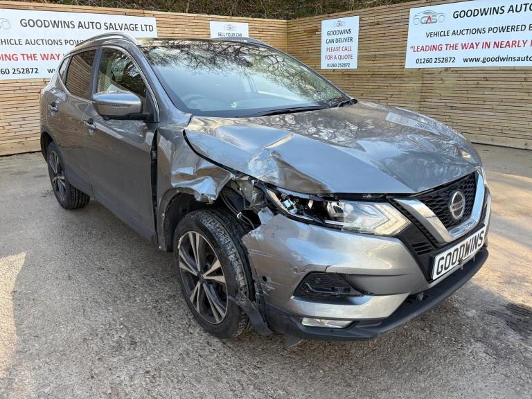 2018 68 NISSAN QASHQAI DCI N-CONNECTA 1.5TD DAMAGED REPAIRABLE SALVAGE