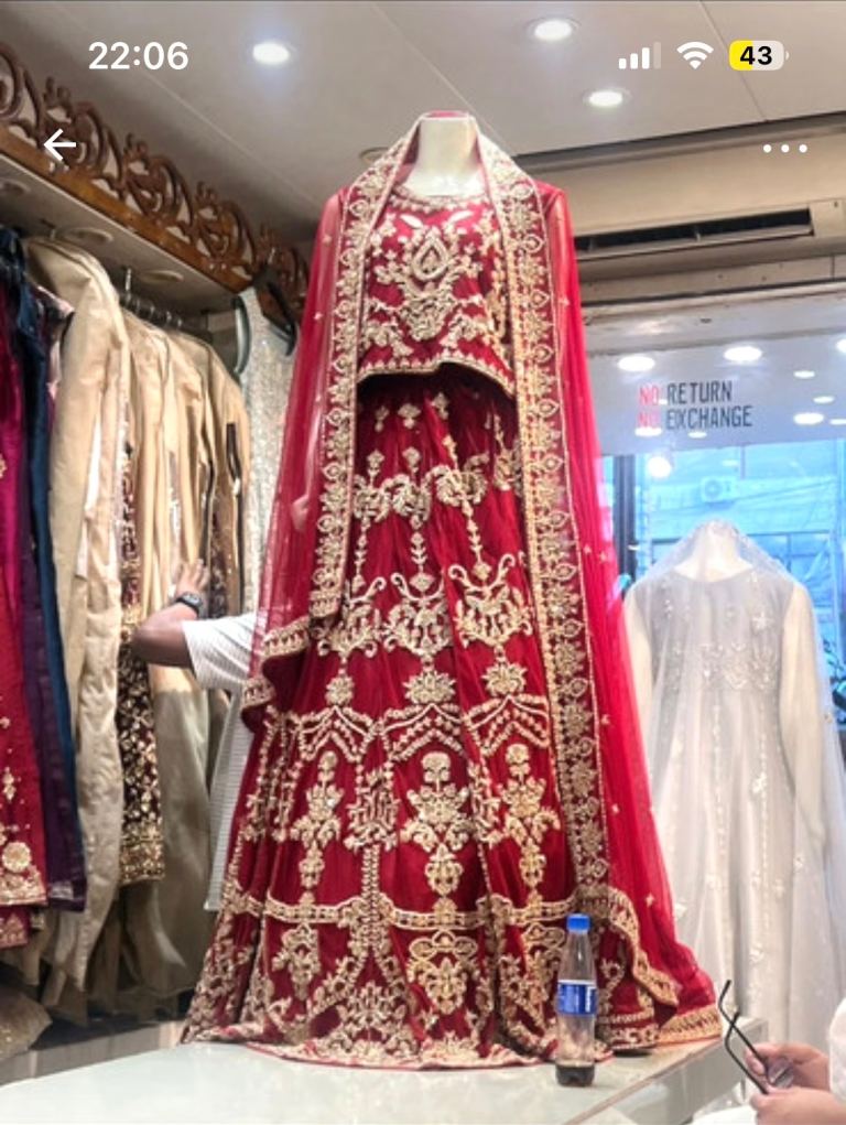 Asian Bridal Lehenga Brand New For Sale 