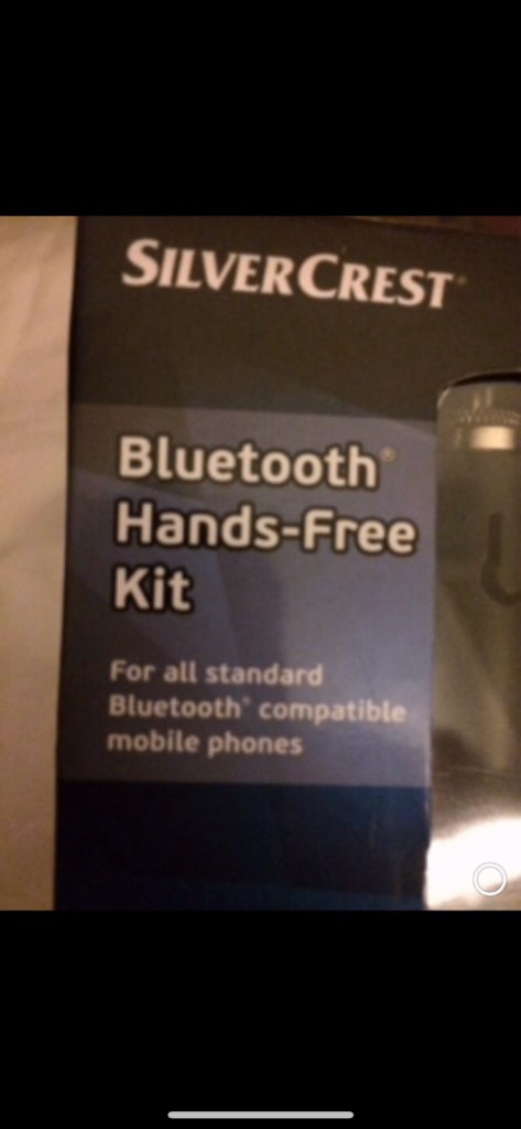 Bluetooth car hands free kit NEW boxed! Silver crest, 