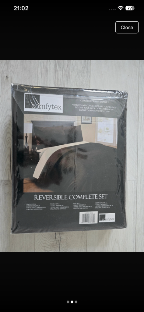 Super king 4psc bed set