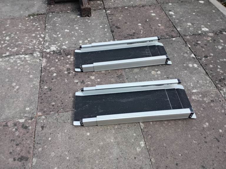 Pair of Telescopic multi-use ramps