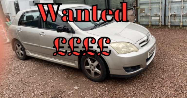 Wanted Toyota, COROLLA, petrols vvti cash waiting 