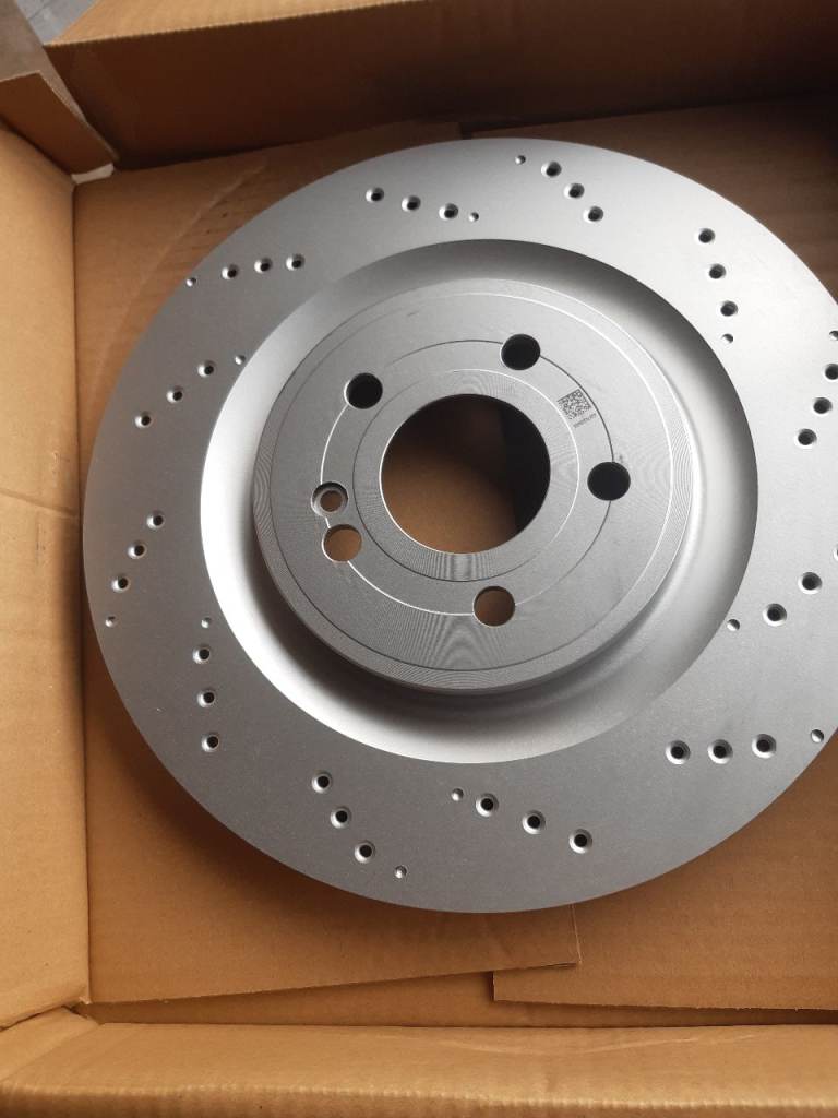 Mercedes-Benz A35/CLA 35/AMG part number A 247 423 04 00 - genuine rear brake disc AMG models
