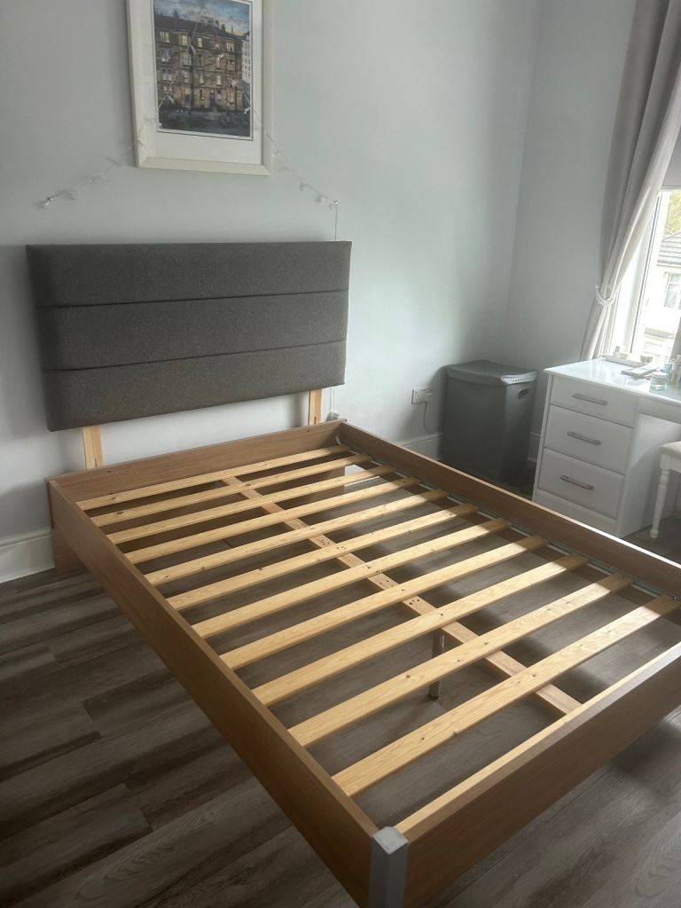Double bed with 2 headboards PRICE DROPPED 