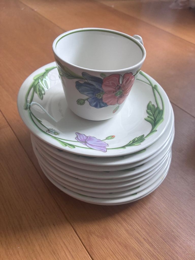 Villeroy & Boch Amapola Small plate and Saucers Set