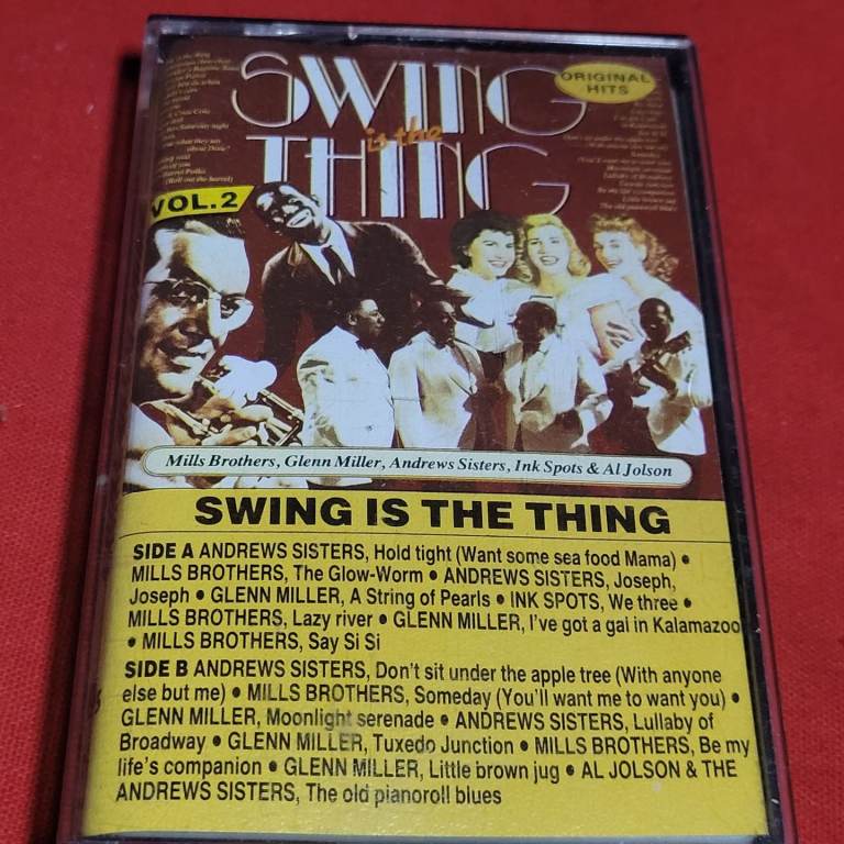 Mills Brothers - Swing is the Thing Vol 2  Cassette Tape Jazz Collection Vintage a4