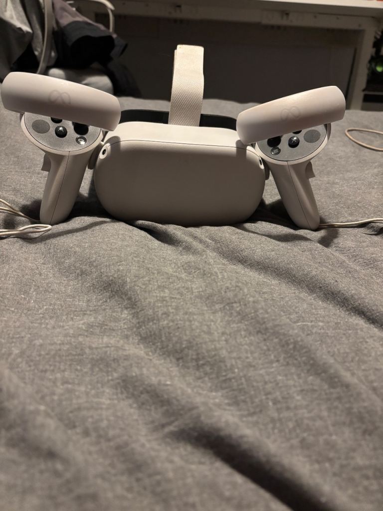 Meta Quest 2 VR Headset with Controllers – Good Condition