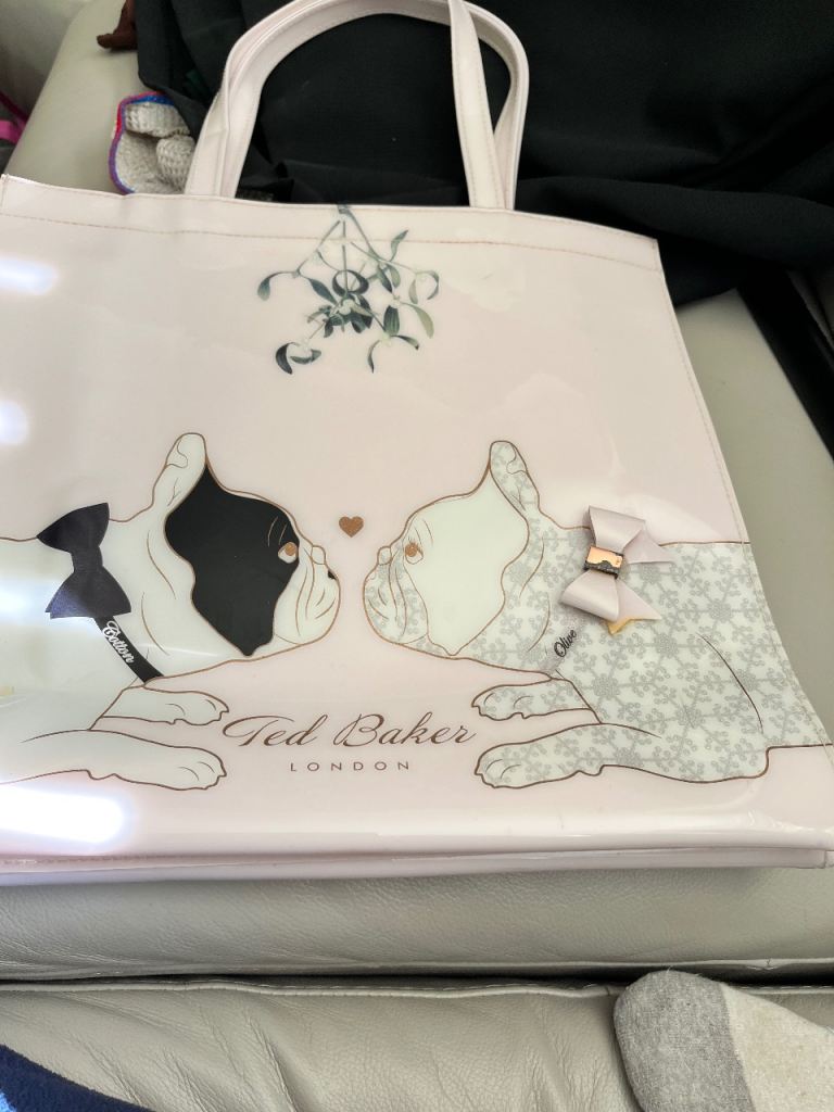 Ted Baker London Pink French Bulldog Icon Bag – As Good As New