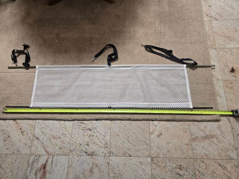 Camper / motorhome / van safety net for bed