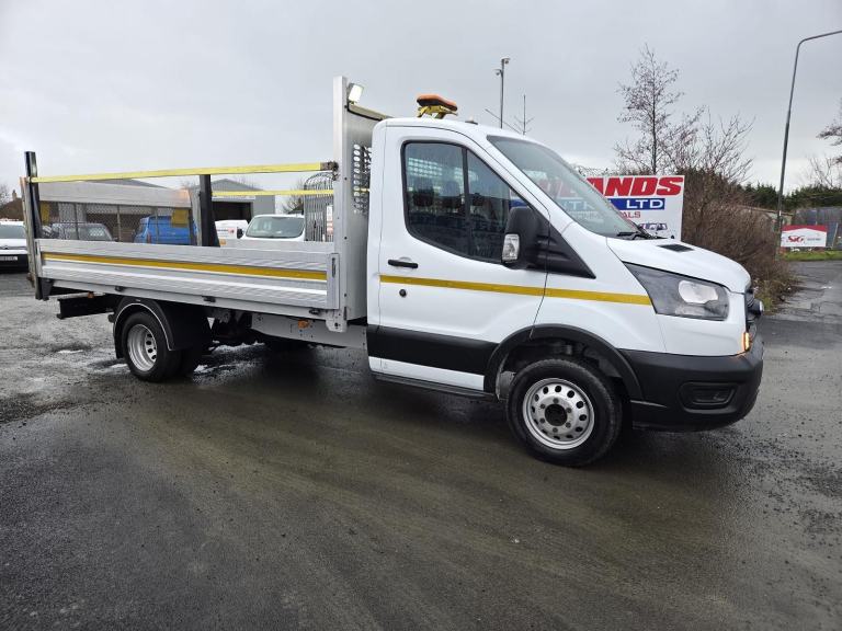2023 ON 72 PLATE FORD TRANSIT 350 LEADER L3H1LWB DROPSIDE PICKUP 53K ULEZ FREE 