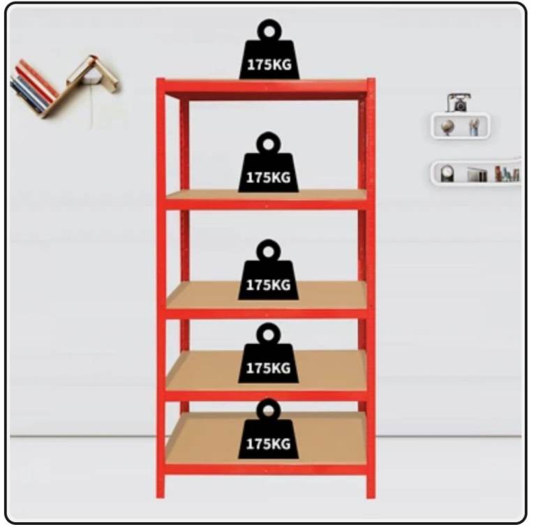 Heavy duty 5 tier metal sheves  Shelving Racking