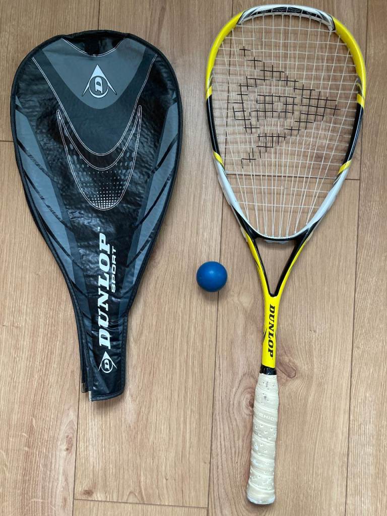 image for Dunlop Tempo Ultra Squash Rackets and One Ball 