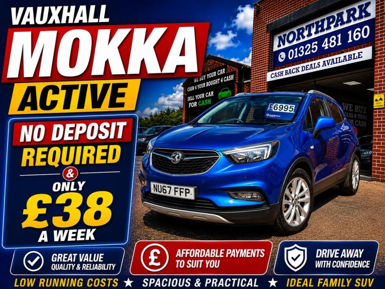 2017 Vauxhall Mokka X 1.4T Active 5dr HATCHBACK Petrol Manual