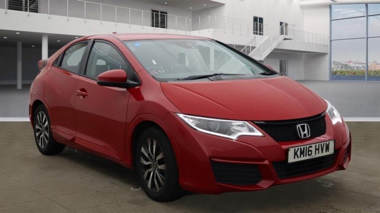 HONDA CIVIC 1.4 i-VTEC S Red Manual Petrol 2016