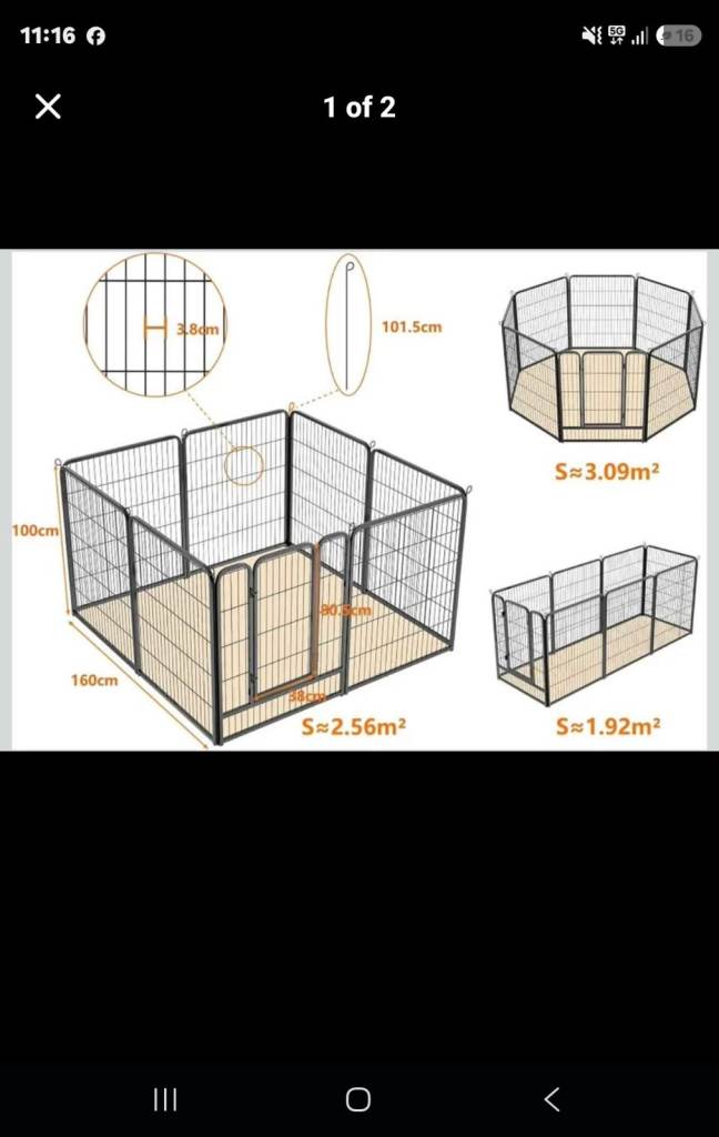 8 panels Pet Playpen Dog Puppy 