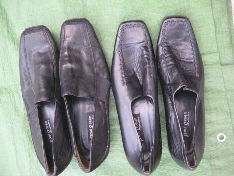 2 Pairs of Paul Green Designer Leather Shoes for £8.00 a Pair