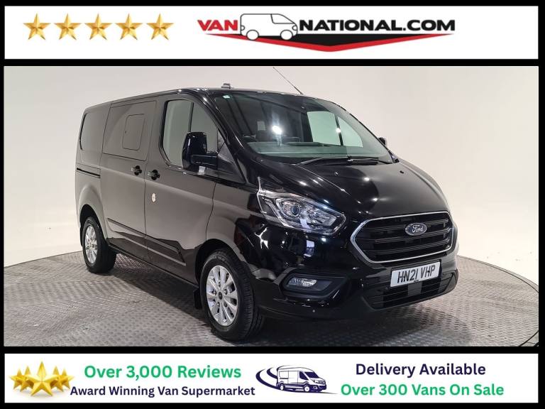 2021 Ford Transit Custom 2.0 300 ECOBLUE LIMITED 130 bhp L1 H1 SWB Combi Van Crew Van Crew Van Di...