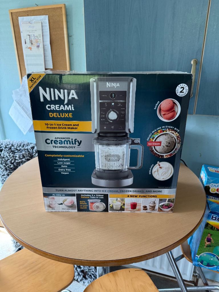 Ninja Creami 10 in 1 deluxe brand new sealedin box £170