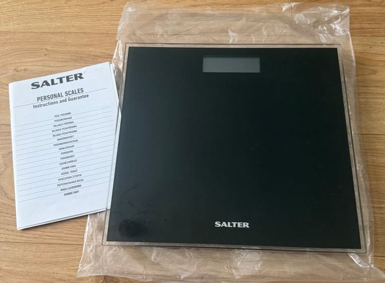 Salter personal weight scales.