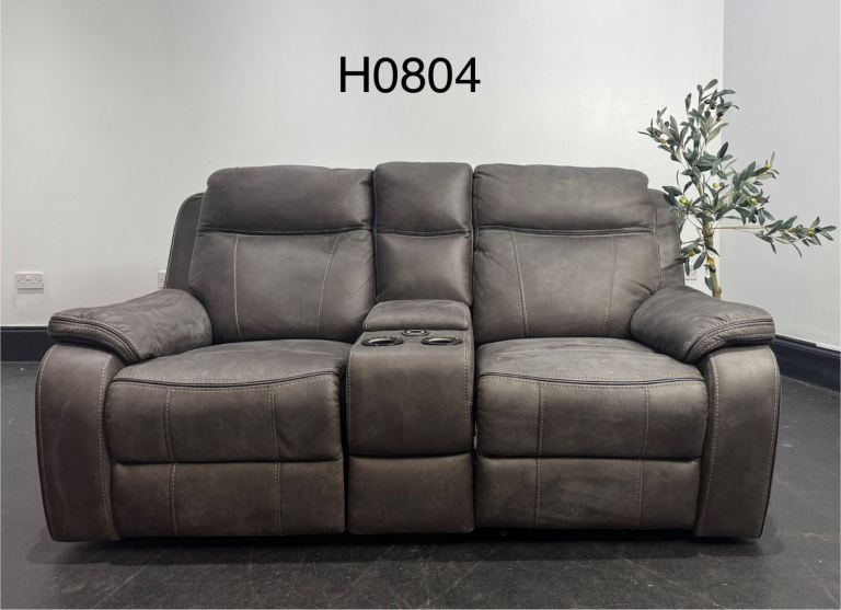DFS Standard Fixed Back Charcoal Grey 2 Seater Sofa  £150 Free Local Delivery