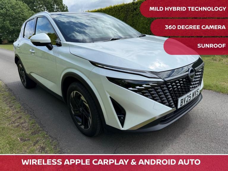 2025 Nissan Qashqai 1.3 DiG-T MH 158 N-Connecta 5dr Xtronic HATCHBACK Petrol Automatic