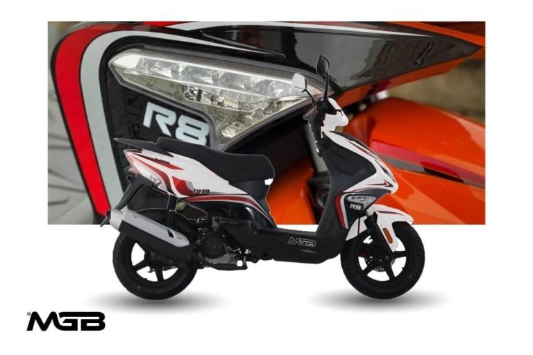 NEW MGB R8 125cc Sports Scooter Affordable Reliable Commuter A1 Licence Learn...