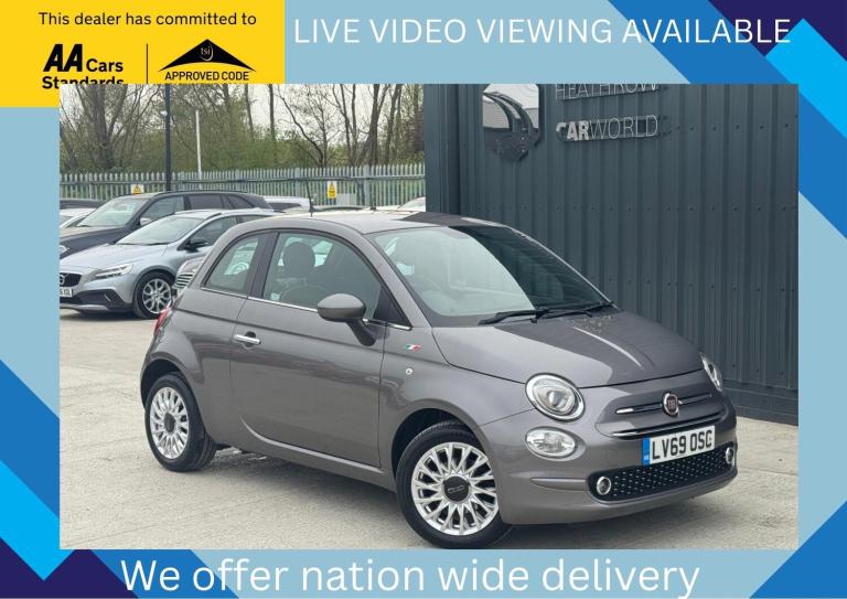 2019 Fiat 500 1.2 Lounge 3dr HATCHBACK PETROL Manual