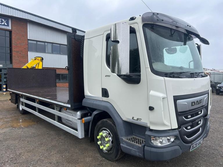 DAF LF210 12 TONNE FLATBED CRANE 2020 – DG20 AAZ
