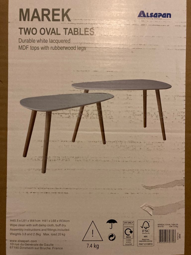 BNIB Coffee Table Set