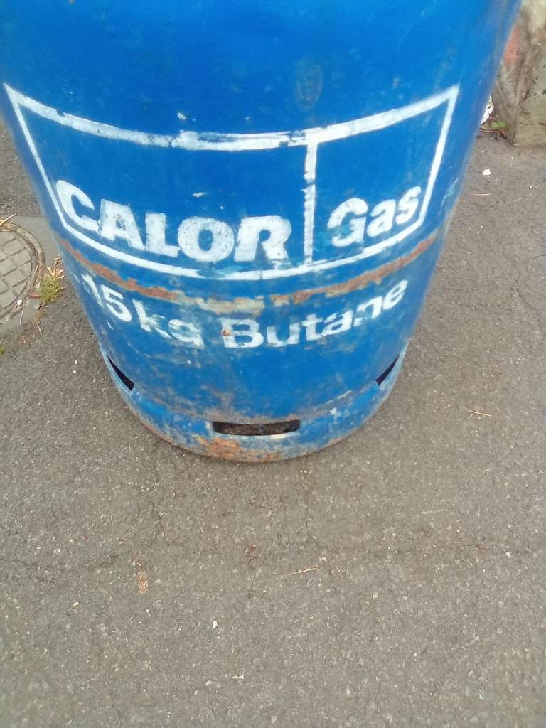 Calor Gas 15kg Butane Bottle - Fair Condition