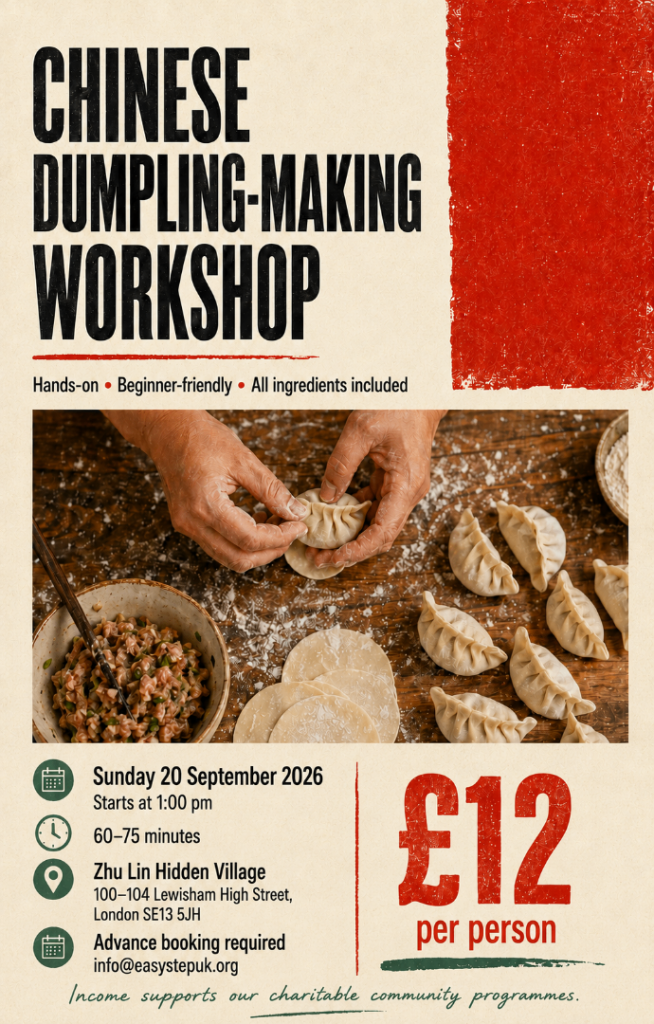 Chinese Dumpling-Making Workshop – Lewisham